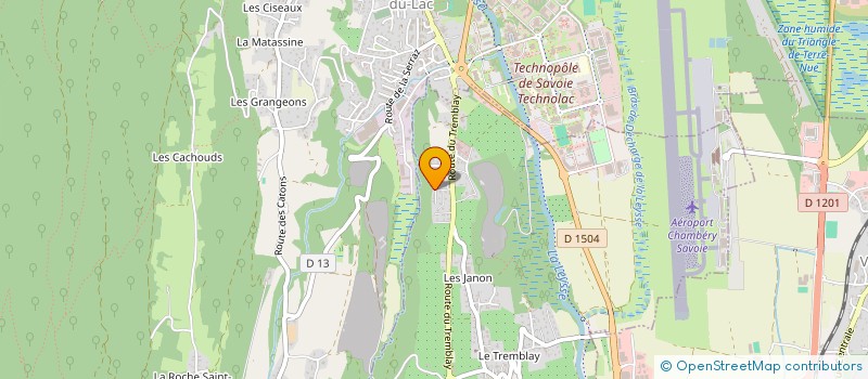 localisation de l'entreprise SCI CELIA  LA MOTTE-SERVOLEX