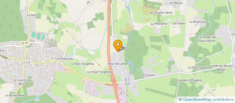 localisation de l'entreprise SCI CELIA SIEGE  LAILLE