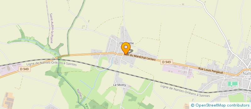 localisation de l'entreprise SCI CELIAD  NALLIERS