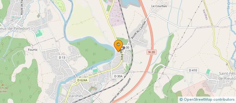 localisation de l'entreprise SCI CELIAN à VARILHES