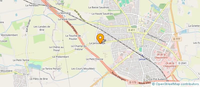 localisation de l'entreprise SCI CELIANNE  JANZE