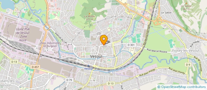 localisation de l'entreprise SCI CELIAURE à VESOUL