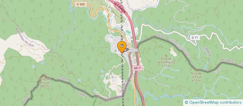 localisation de l'entreprise SCI CELIC  LE PERTHUS