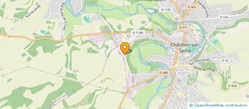 localisation de l'entreprise SCI CELICK  CHATILLON-SUR-SEINE