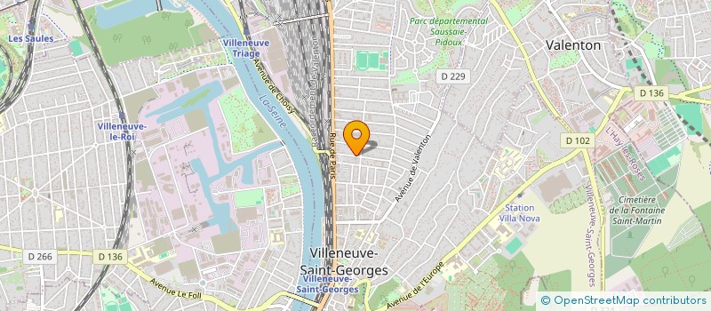 localisation de l'entreprise SCI CELIK à VILLENEUVE-SAINT-GEORGES