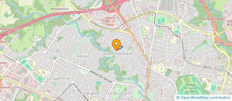 localisation de l'entreprise SCI CELIK à ORVAULT