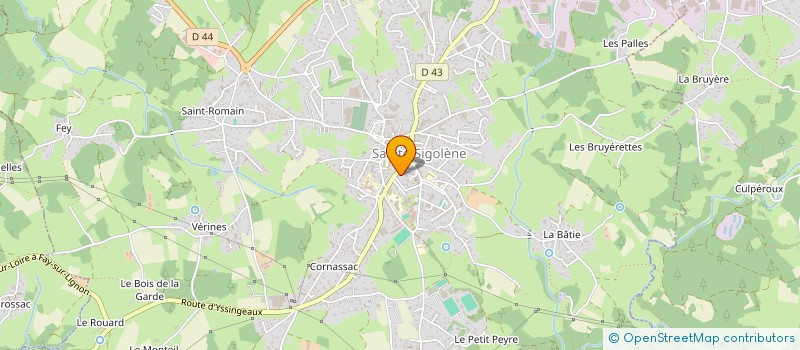 localisation de l'entreprise SCI CELIK à SAINTE-SIGOLENE