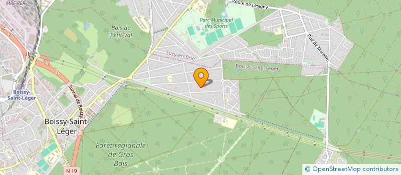localisation de l'entreprise SCI CELIK à BOISSY-SAINT-LEGER