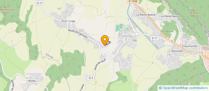 localisation de l'entreprise SCI CELILO  SILLINGY