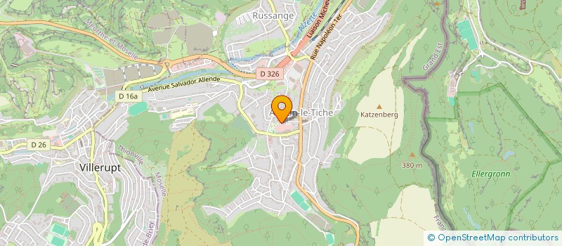 localisation de l'entreprise SCI CELIMA à AUDUN-LE-TICHE