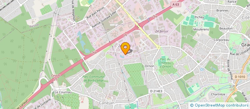 localisation de l'entreprise SCI CELIMA  CANEJAN