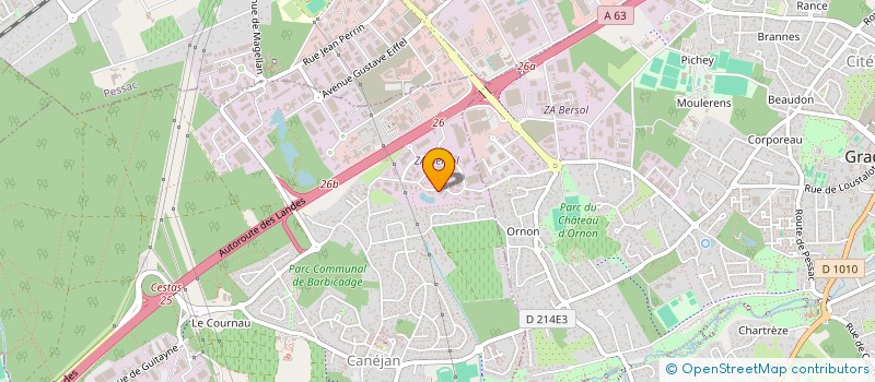 localisation de l'entreprise SCI CELIMAR 2  CANEJAN