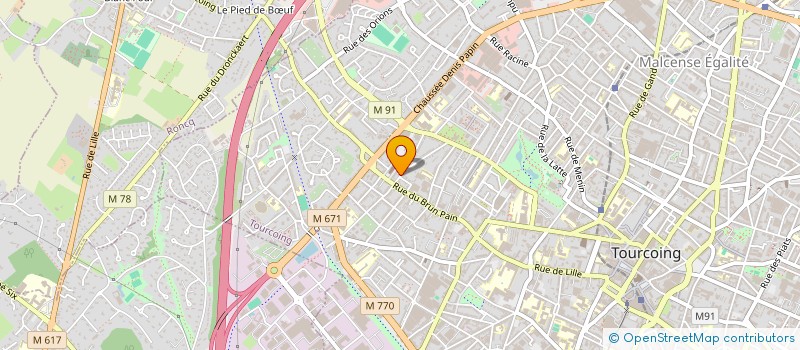 localisation de l'entreprise SCI CELIMATT  TOURCOING