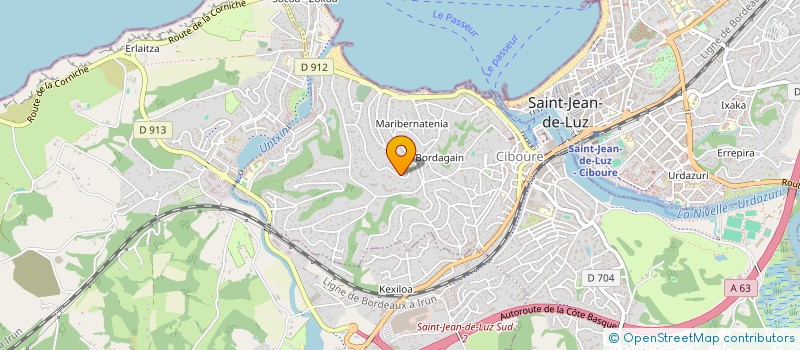 localisation de l'entreprise SCI CELIMAX  CIBOURE