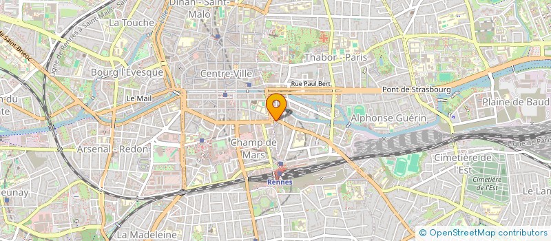 localisation de l'entreprise SCI CELIMENE  RENNES