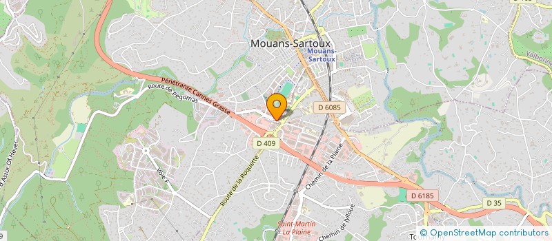 localisation de l'entreprise SCI CELIMEX à MOUANS-SARTOUX
