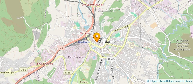 localisation de l'entreprise SCI CELINA à GARDANNE
