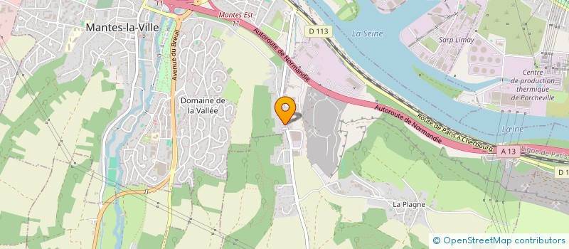 localisation de l'entreprise SCI CELINA  MANTES-LA-VILLE