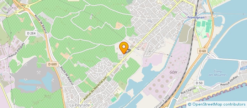 localisation de l'entreprise SCI CELINE à FRONTIGNAN