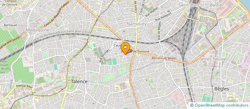 localisation de l'entreprise SCI CELINE  TALENCE