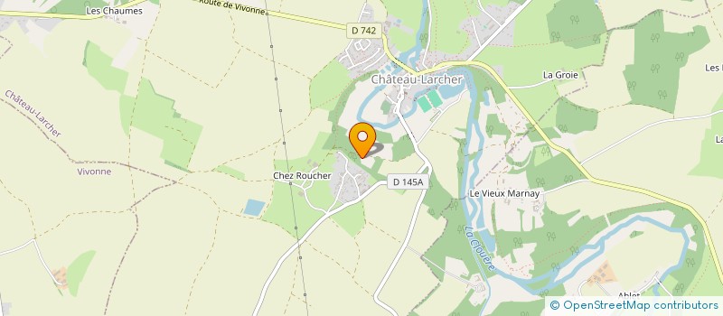 localisation de l'entreprise SCI CELINE  MARNAY