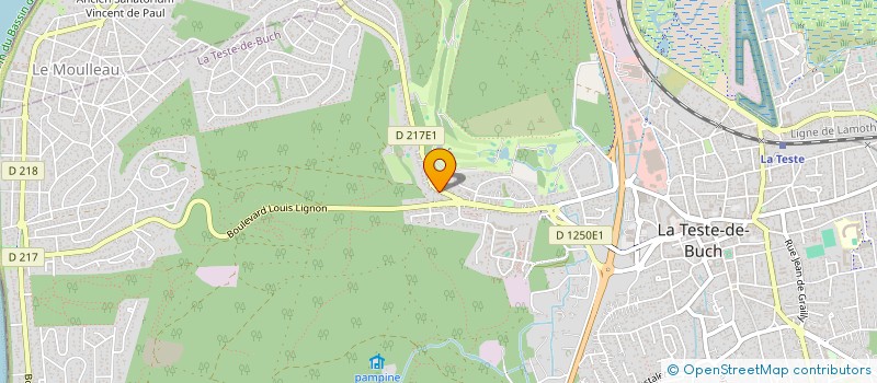 localisation de l'entreprise SCI CELINE à LA TESTE-DE-BUCH