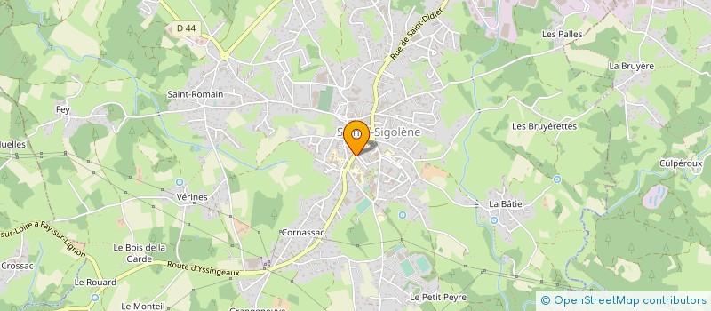 localisation de l'entreprise SCI CELINE à SAINTE-SIGOLENE