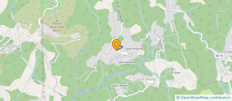 localisation de l'entreprise SCI CELINE  LEVENS