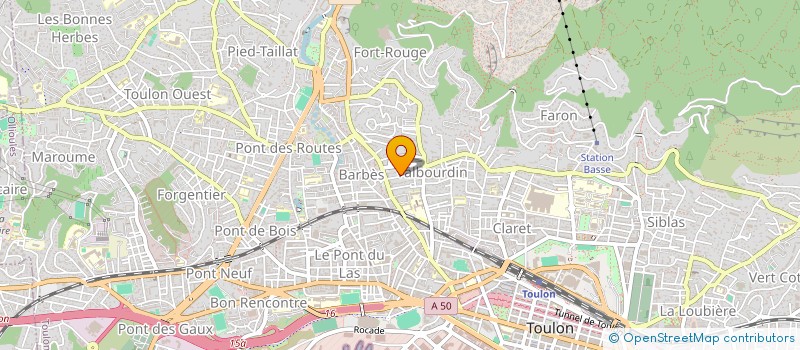 localisation de l'entreprise SCI CELINE  TOULON