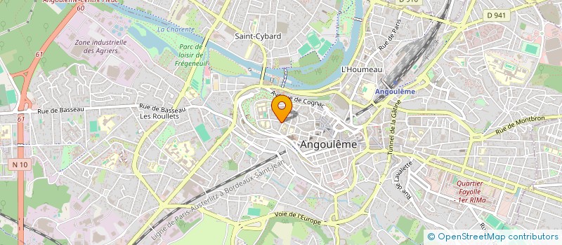 localisation de l'entreprise SCI CELINE à ANGOULEME