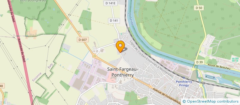 localisation de l'entreprise SCI CELINE  SAINT-FARGEAU-PONTHIERRY