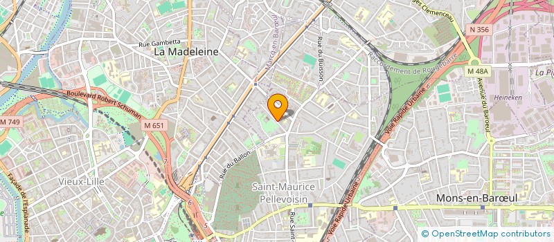 localisation de l'entreprise SCI CELINE ET BENOIT à LILLE