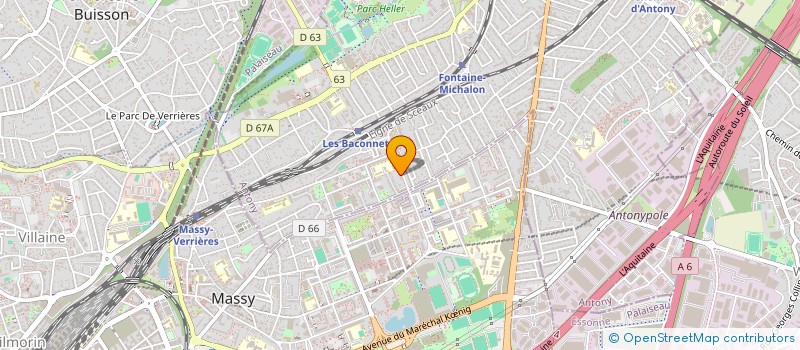 localisation de l'entreprise SCI CELINE ET ROMAN à ANTONY