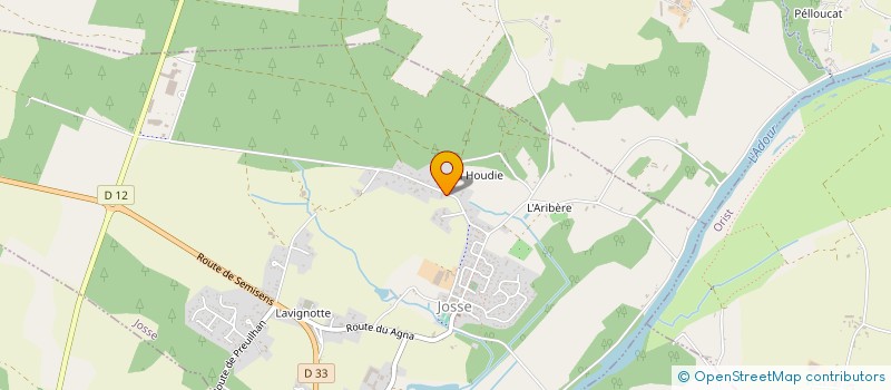 localisation de l'entreprise SCI CELINE FIN  BENESSE-MAREMNE