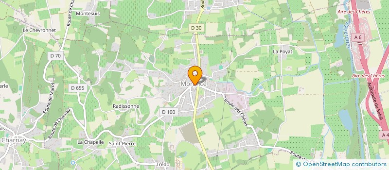 localisation de l'entreprise SCI CELINE NESME  MORANCE