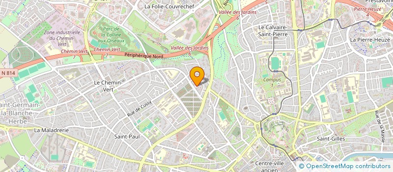 localisation de l'entreprise SCI CELINE - VINCENT à CAEN