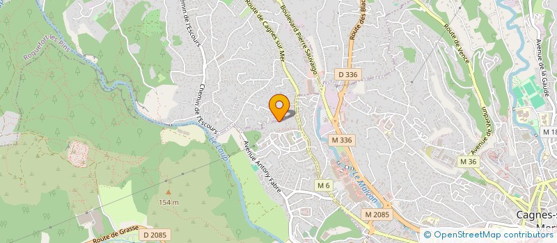 localisation de l'entreprise SCI CELIO  VILLENEUVE-LOUBET