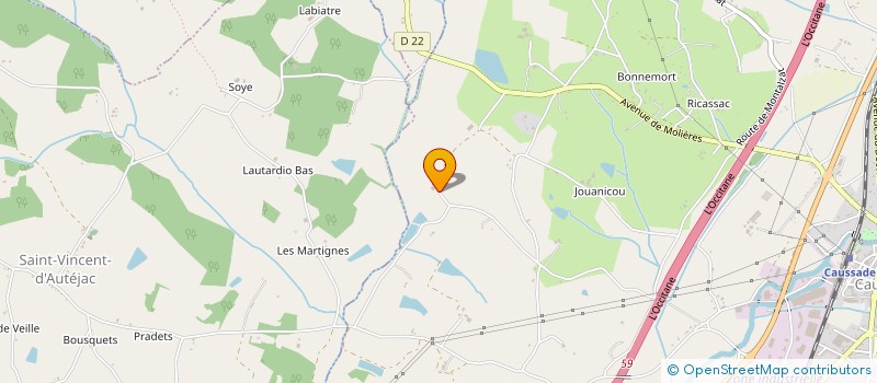 localisation de l'entreprise SCI CELIS  CAUSSADE