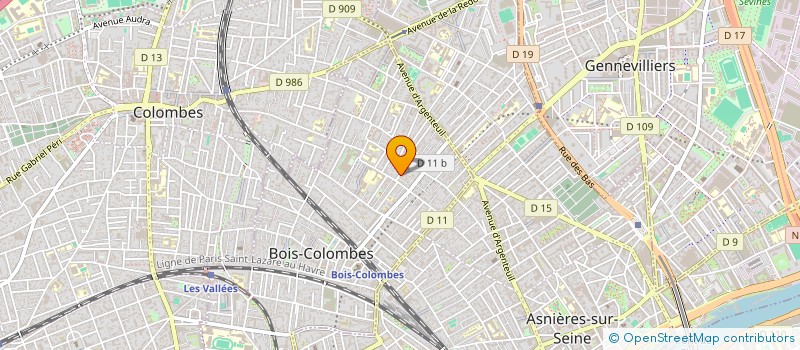 localisation de l'entreprise SCI CELISON'S à BOIS COLOMBES