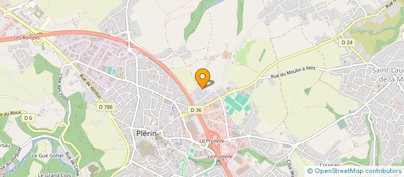 localisation de l'entreprise SCI CELITHOM 2  PLERIN