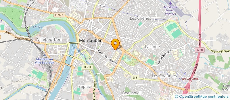 localisation de l'entreprise SCI CELIYAN  MONTAUBAN