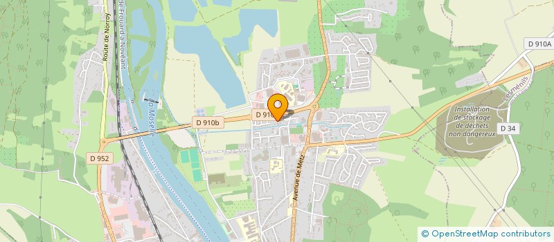 localisation de l'entreprise SCI CELLA  PONT-A-MOUSSON