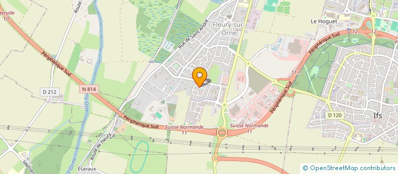 localisation de l'entreprise SCI CELLEM  FLEURY-SUR-ORNE