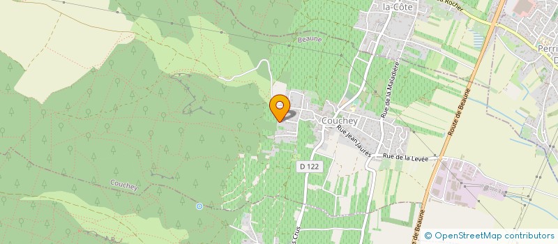 localisation de l'entreprise SCI CELLERIER  COUCHEY