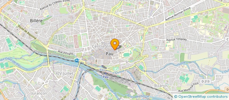 localisation de l'entreprise SCI CELLIER à PAU