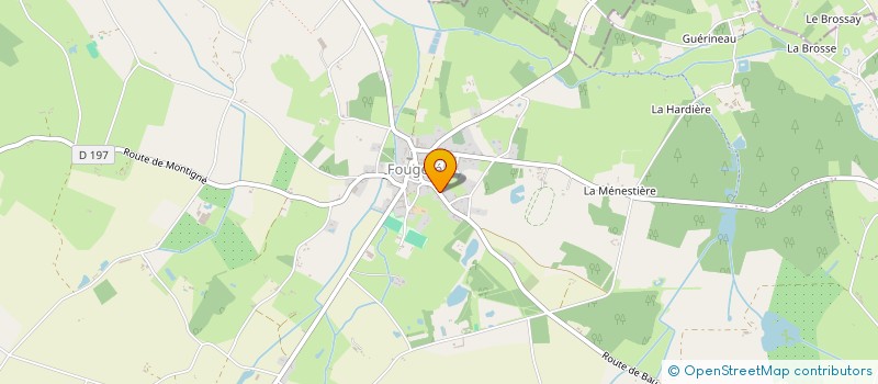 localisation de l'entreprise SCI CELLIER PANCHEVRE  BAUGE-EN-ANJOU