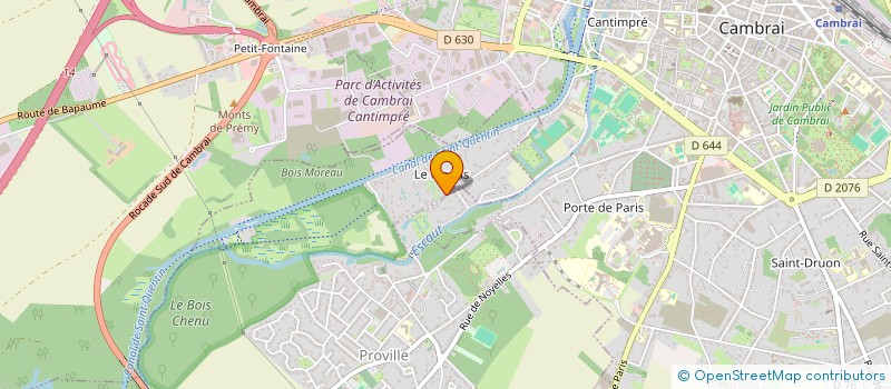 localisation de l'entreprise SCI CELLIER PERE & FILS  PROVILLE