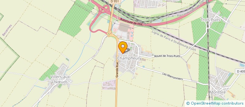 localisation de l'entreprise SCI CELLIER ROUGE  CHINDRIEUX