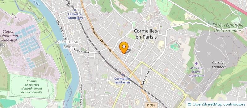 localisation de l'entreprise SCI CELLINVEST  CORMEILLES-EN-PARISIS