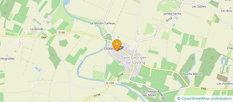 localisation de l'entreprise SCI CELLOUP  DOUE EN ANJOU